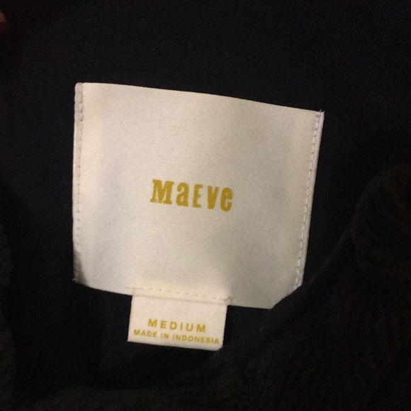 Maeve black dress with pockets, size M. - Picture 2 of 3